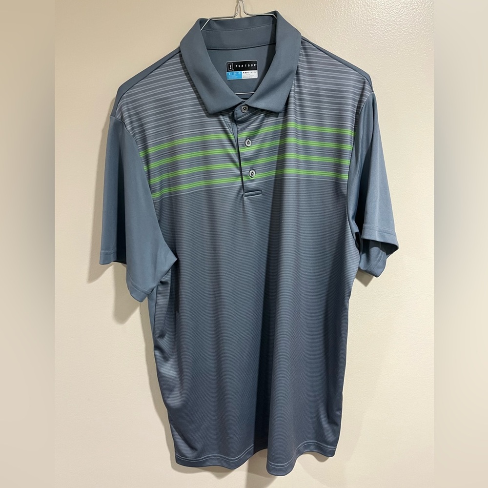 PGA tour pro series large men’s polo t shirt